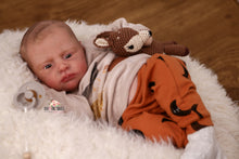 Load image into Gallery viewer, CUDDLE BABY Jayden Awake by Natalie Scholl Reborn Baby Boy Doll - Reborn, Sweet Shaylen Maxwell iiora 2016-2021