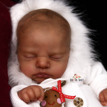Load image into Gallery viewer, READY TO SHIP Painted Hair EVERLEE Altenkirch Biracial Reborn Baby Girl - Reborn, Sweet Shaylen Maxwell iiora 2016-2021