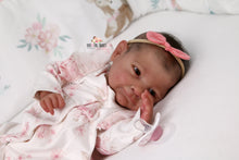 Load image into Gallery viewer, READY TO SHIP Ava by Cassie Brace Biracial Reborn Baby Girl - Reborn, Sweet Shaylen Maxwell