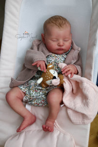 In Progress - CUSTOM "Laura" by Bonnie Brown Reborn Baby