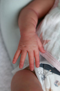 Sold Out - CUSTOM "Primrose Awake" by Laura Lee Eagles Reborn Baby (Copy)