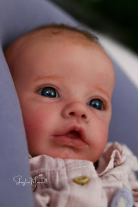 Sold Out - CUSTOM "Primrose Awake" by Laura Lee Eagles Reborn Baby (Copy)