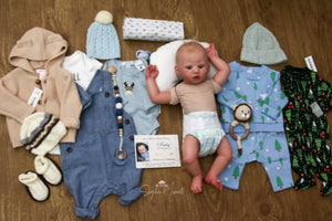 READY TO SHIP "Finley" by Heike Kolpin Reborn Baby