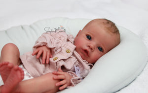 Sold Out - CUSTOM "Primrose Awake" by Laura Lee Eagles Reborn Baby (Copy)