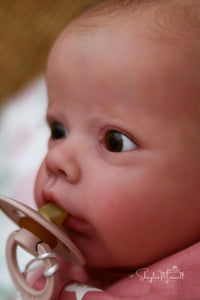 Sold Out - CUSTOM "Primrose Awake" by Laura Lee Eagles Reborn Baby (Copy)