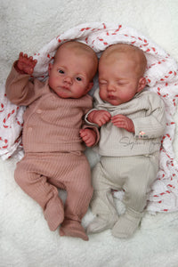 READY TO SHIP Twins "Lily & Irys" by Joanna Kazmierczak Reborn Baby