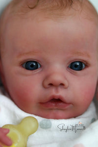 Sold Out - CUSTOM "Primrose Awake" by Laura Lee Eagles Reborn Baby (Copy)