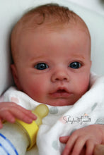 Load image into Gallery viewer, Sold Out - CUSTOM &quot;Primrose Awake&quot; by Laura Lee Eagles Reborn Baby (Copy)
