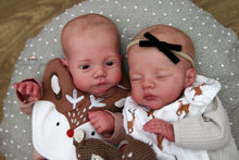 Load image into Gallery viewer, READY TO SHIP Twins &quot;Lily &amp; Irys&quot; by Joanna Kazmierczak Reborn Baby