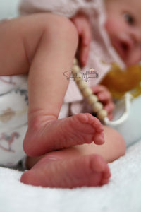 Sold Out - CUSTOM "Primrose Awake" by Laura Lee Eagles Reborn Baby (Copy)