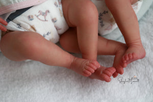 Sold Out - CUSTOM "Primrose Awake" by Laura Lee Eagles Reborn Baby (Copy)