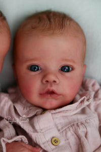 Sold Out - CUSTOM "Primrose Awake" by Laura Lee Eagles Reborn Baby (Copy)