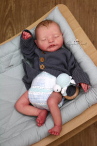 READY TO SHIP  "Leo" by Cassie Brace Reborn Baby