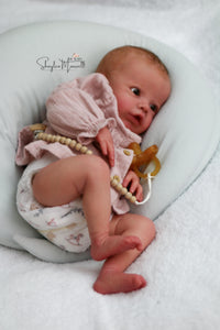Sold Out - CUSTOM "Primrose Awake" by Laura Lee Eagles Reborn Baby (Copy)