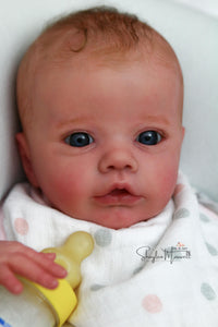 Sold Out - CUSTOM "Primrose Awake" by Laura Lee Eagles Reborn Baby (Copy)