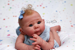 READY TO SHIP "Lizzie" by Adrie Stoete Reborn Baby
