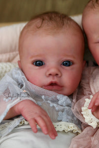 Sold Out - CUSTOM "Primrose Awake" by Laura Lee Eagles Reborn Baby (Copy)