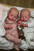 Load image into Gallery viewer, READY TO SHIP Twins &quot;Lily &amp; Irys&quot; by Joanna Kazmierczak Reborn Baby