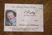 Load image into Gallery viewer, READY TO SHIP &quot;Finley&quot; by Heike Kolpin Reborn Baby