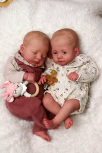 READY TO SHIP Twins "Lily & Irys" by Joanna Kazmierczak Reborn Baby