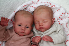 Load image into Gallery viewer, READY TO SHIP Twins &quot;Lily &amp; Irys&quot; by Joanna Kazmierczak Reborn Baby