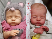 Load image into Gallery viewer, READY TO SHIP Twins &quot;Lily &amp; Irys&quot; by Joanna Kazmierczak Reborn Baby