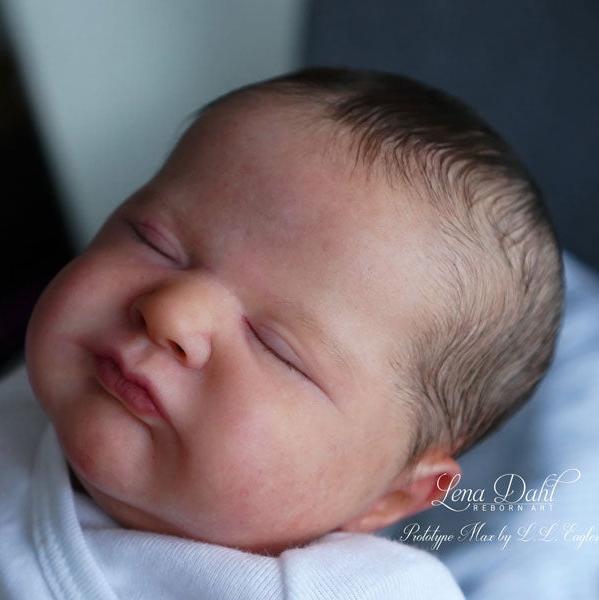 Max original reborn doll sculpt by Laura Lee Eagles — source-attributed photograph 1 of 1