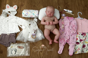 DEPOSIT - PROTOTYPE "Amy" by Sandy Faber Reborn Baby