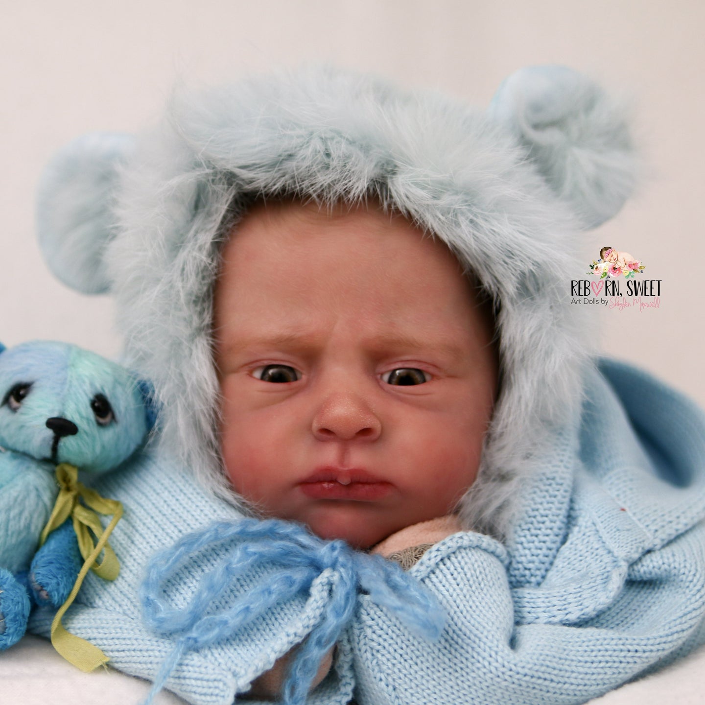 CUDDLE BABY Jayden Awake by Natalie Scholl Reborn Baby Boy Doll - Reborn, Sweet Shaylen Maxwell iiora 2016-2021