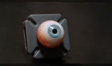 Load image into Gallery viewer, Blue Velvet 24mm Camera Ready Glass Eyes from Fourth Seal